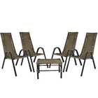 Conjunto 4 Cadeiras E Mesa De Centro Canadá, Para Área, Edícu