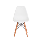 Conjunto 4 Cadeiras Eiffel Eames Branca + 1 Mesa Eames 80cm B
