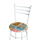 Conjunto 4 Cadeiras Epoxi Branca Para Cozinha Com Assento Per