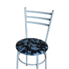 Conjunto 4 Cadeiras Epoxi Cinza Para Cozinha Com Assento Pers