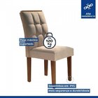 Conjunto 4 Cadeiras Estofadas Madri Chocolate