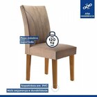 Conjunto 4 Cadeiras Estofadas Moscou Ypê