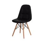 Conjunto 4 Cadeiras Jantar Charles Eames Eiffel Botone Preta