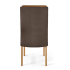 Conjunto 4 Cadeiras Lídia - Dj Móveis - Carvalho Euroupeu/mar