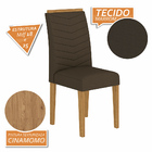 Conjunto 4 Cadeiras Lisboa Cinamomo/ Marrom - Móveis Arapongas