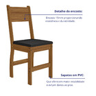 Conjunto 4 Cadeiras Milano Poliman Móveis