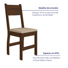 Conjunto 4 Cadeiras Milano Poliman Móveis