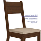 Conjunto 4 Cadeiras Milano Poliman Móveis