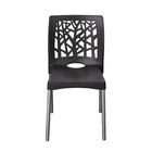 Conjunto 4 Cadeiras Nature Preta Preto