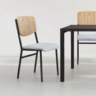 Conjunto 4 Cadeiras Para Sala De Jantar Confort Bege / Preto