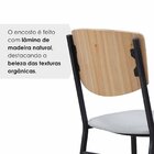 Conjunto 4 Cadeiras Para Sala De Jantar Confort Bege / Preto