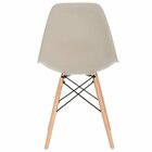 Conjunto 4 Cadeiras Para Sala De Jantar Eames Eiffel Dkr Nude