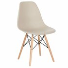 Conjunto 4 Cadeiras Para Sala De Jantar Eames Eiffel Dkr Nude