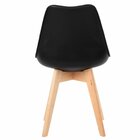 Conjunto 4 Cadeiras Para Sala De Jantar Eames Leda Estofada P