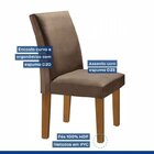 Conjunto 4 Cadeiras Para Sala De Jantar Espanha