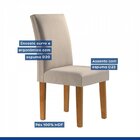 Conjunto 4 Cadeiras Para Sala De Jantar Espanha Ypê