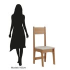 Conjunto 4 Cadeiras Para Sala De Jantar Savana Mel