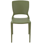 Conjunto 4 Cadeiras Plástico Polipropileno E Fibra De Vidro S