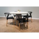 Conjunto 4 Cadeiras Polipropileno Wishbone Yescasa Preto