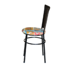 Conjunto 4 Cadeiras Preta Para Cozinha Hawai Café Com Assento