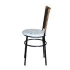 Conjunto 4 Cadeiras Preta Para Cozinha Hawai Cappuccino Com A