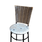 Conjunto 4 Cadeiras Preta Para Cozinha Hawai Cappuccino Com A