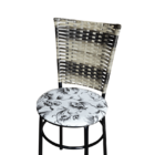 Conjunto 4 Cadeiras Preta Para Cozinha Hawai Cappuccino Premi