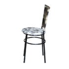 Conjunto 4 Cadeiras Preta Para Cozinha Hawai Cappuccino Premi