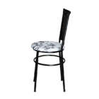 Conjunto 4 Cadeiras Preta Para Cozinha Hawai Com Assento Pers