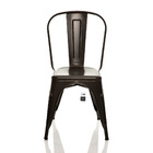 Conjunto 4 Cadeiras Tolix - Cinza Escuro - Kza Bela