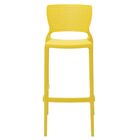 Conjunto 4 Cadeiras Tramontina Safira Alta Bar Em Polipropile