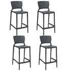 Conjunto 4 Cadeiras Tramontina Safira Alta Residência Em Poli