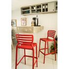 Conjunto 4 Cadeiras Tramontina Sofia Alta Bar Em Polipropilen