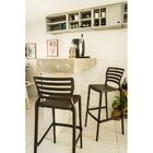 Conjunto 4 Cadeiras Tramontina Sofia Alta Bar Em Polipropilen