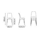 Conjunto 4 Cadeiras Tramontina Vanda Summa Em Polipropileno C