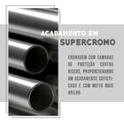 Conjunto 4 Cadeiras Tubo Cromado Napa Branco