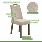 Conjunto 4 Cadeiras Vênus Móveis Lopas Imbuia Clean/linho Rin