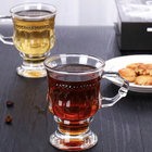 Conjunto 4 Canecas Café Chá Líbano Vidro Class Home 145ml