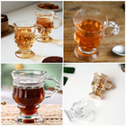 Conjunto 4 Canecas Café Chá Líbano Vidro Class Home 145ml