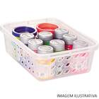 Conjunto 4 Cestinhas Organizadoras 18,7cm De Plástico Fendi
