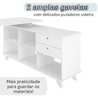 Conjunto 4 Escrivaninhas Retrô Em L Para Escritório E Home Of