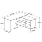 Conjunto 4 Escrivaninhas Retrô Em L Para Escritório E Home Of