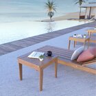 Conjunto 4 Espreguiçadeiras E 3 Mesinha De Centro Para Jardim