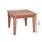 Conjunto 4 Espreguiçadeiras E 3 Mesinha De Centro Para Jardim