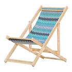 Conjunto 4 Espreguiçadeiras Preguiçosa Dobrável Sem Braço Mad