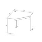 Conjunto 4 Estações De Trabalho Work  Casa Blanca/branco Tx E