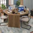 Conjunto 4 Estações De Trabalho Work  Casa Blanca/branco Tx E