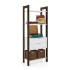 Conjunto 4 Estantes Para Livros Az Biblioteca De Canto Premiu