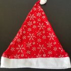 Conjunto 4 Gorro Vermelho Touca Papai Noel Enfeite De Natal