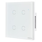 Conjunto Interruptor 4 interruptores 10A 4x4 Branco EIW 1004 Intelbras